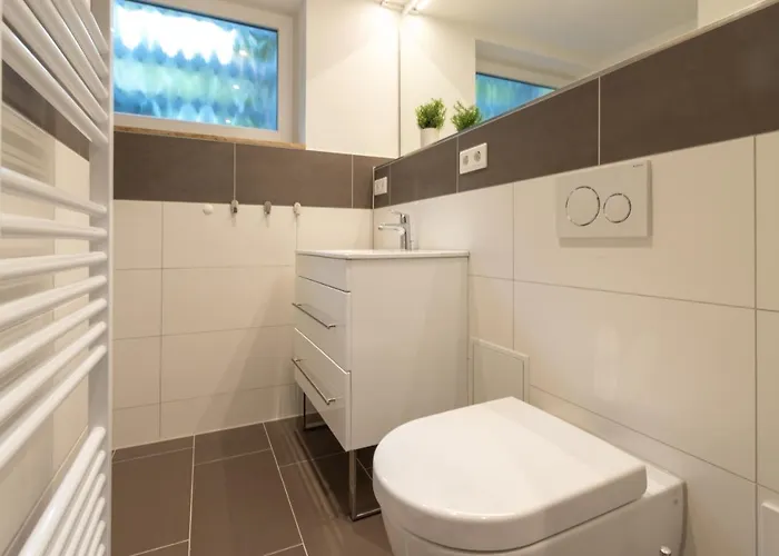Appartement Neue Zentrale Souterrain-wohnung 24h Self Check-in *