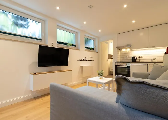 Appartement Neue Zentrale Souterrain-wohnung 24h Self Check-in Hamburg-Harburg